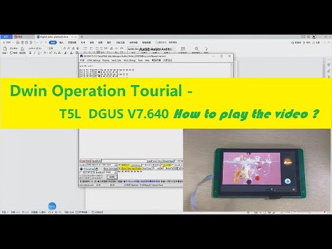 Dwin LCD how to play a Video