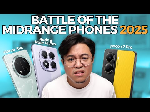 BEST Midrange Phones of Early 2025! Poco X7 Pro, Redmi Note 14 Pro & Honor X9c Comparison