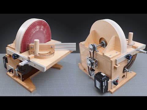 Amazingly 2-way power drive DIY disc sander