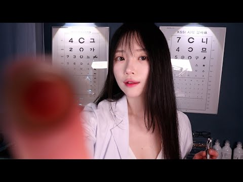 ASMR(Sub✔)A glasses lens shop that helps you sleep by putting in and taking out lenses