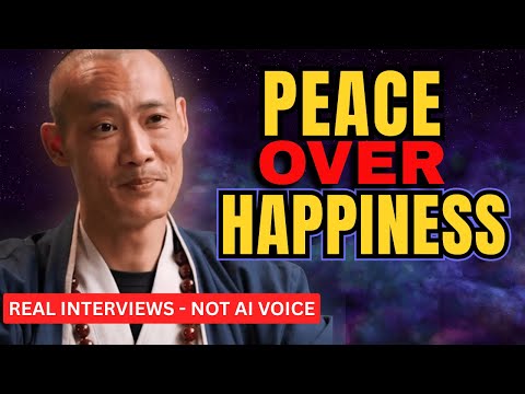 You Don’t Need Happiness — You Need Peace | Master Shi Heng Yi (REAL INTERVIEWS - NOT AI VOICE)