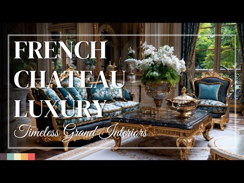 French Chateau Inspired Interiors That Feel Grand 🏰 Opulent Rooms Designed for Timeless Beauty