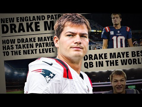 Okay, we must speak SERIOUSLY about how GOOD Drake Maye is now...