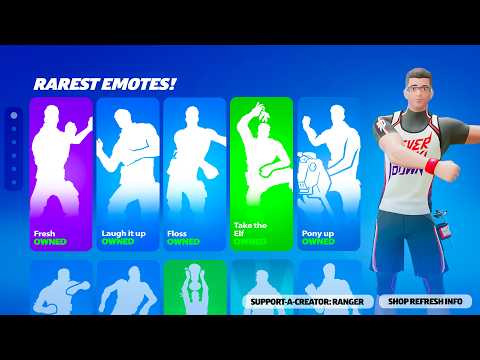 Top 46 RAREST Emotes in Fortnite History