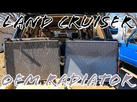 HOW TO REPLACE A RADIATOR ON A 100 SERIES LAND CRUISER | OEM TOYOTA