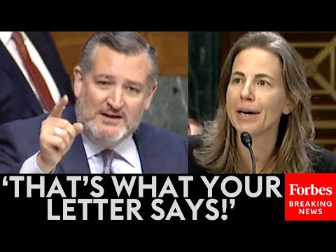 BREAKING NEWS: Ted Cruz Ruthlessly Confronts Nominee Over Controversial Letter—Reads It To Her Face