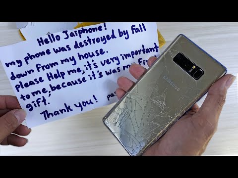 Restoring Destroyed Phone | Restore Samsung Galaxy Note 8 | Restoration Broken Phone