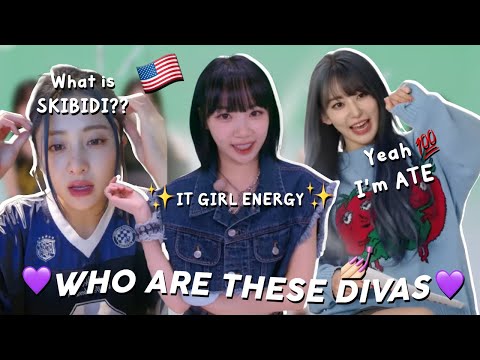 le sserafim speaking english with only one brain cell