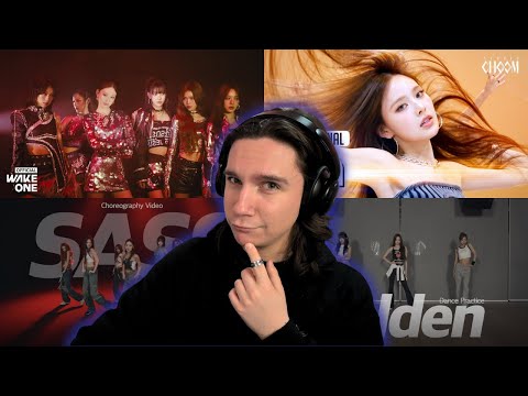 DANCER REACTS TO izna(이즈나) 'Mamma Mia' MV & Studio Choom / 'SASS' & 'Golden' Dance Videos