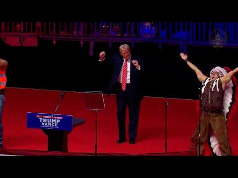 Trump Dances On Stage As Village People Perform ‘YMCA’ At Rally