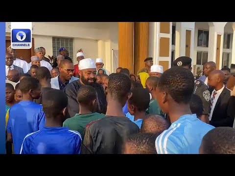 Gov Bago Receives 100 Abducted Niger State Schoolchildren After Release