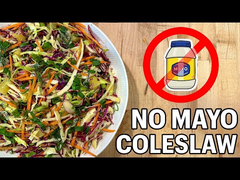 The BEST No-Mayo Coleslaw You’ll Ever Make!