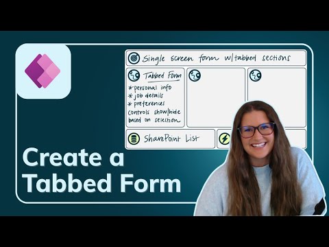 One Screen, Multiple Tabs: Power Apps Form Tutorial