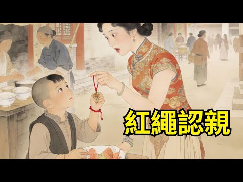 搶粥時扯斷紅繩手鏈，小乞丐哭著撿回！富商夫人一眼驚呆：這是我兒繈褓中戴的長命鎖鏈！祖孫三代終團圓！#故事頻道#聽書#民間故事#説書#善有善報#爽文