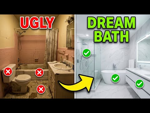 4 Bathroom Decor Ideas To TRANSFORM Your UGLY Bathroom Into A DREAM SPA