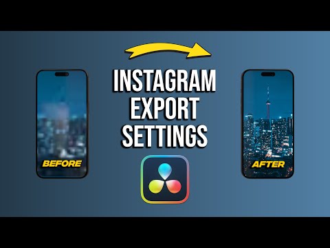 The BEST HIGH QUALITY Instagram Reel Settings In Davinci Resolve 2025