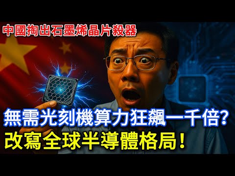 美國封鎖升級！中國掏出石墨烯晶片殺器，無需光刻機，算力狂飆一千倍？