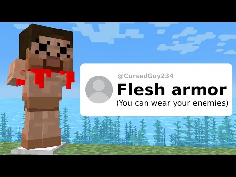 I Coded Your Terrible Armor Ideas Into Minecraft...