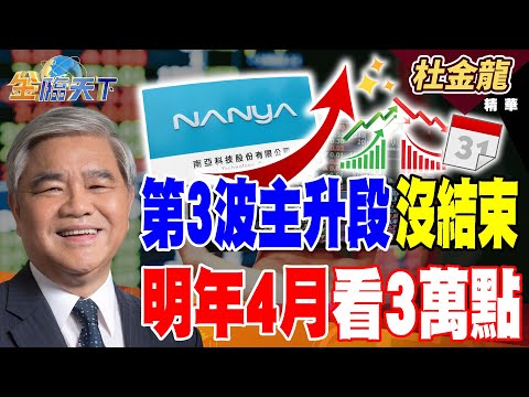 【精華】第3波主升段沒結束 明年4月看3萬點？ 南亞科坐飛車 南亞平替版？#杜金龍 #金臨天下 @tvbsmoney  20251120