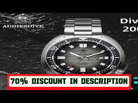 Why Everyone’s Talking About This Product! ADDIESDIVE Men Watch Sapphire Glass AR Coated Quartz Wa