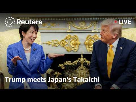 LIVE: Trump meets Japan's Takaichi in Washington