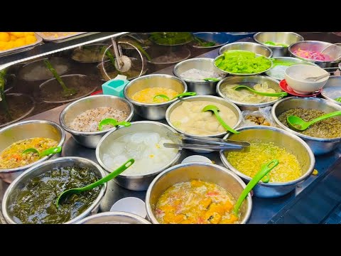 Boeung Salang Night Street Food in Phnom Penh City, Cambodia