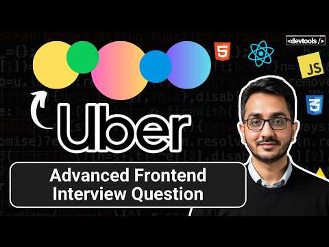 Solving Uber Advanced Frontend Interview Question | Overlapping Circles