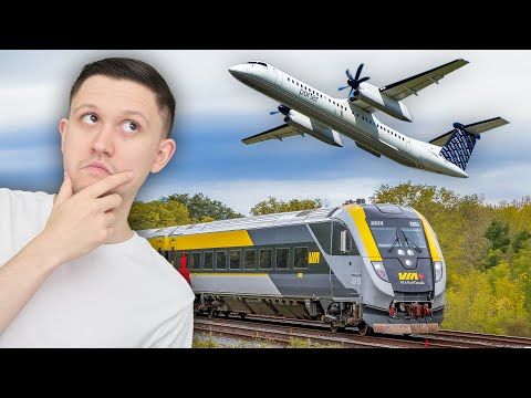 PLANE vs TRAIN - Toronto to Montreal RACE