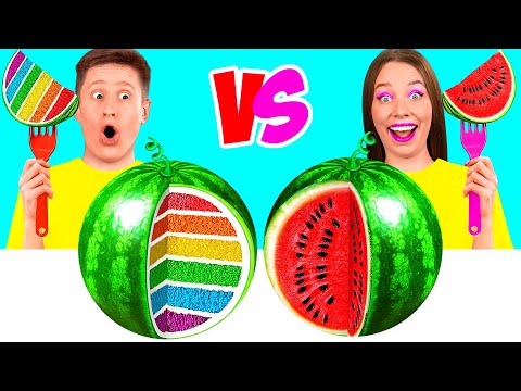 The Cake vs. Real Challenge | Funny Moments