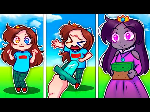 Майнкрафт но ПРЕВРАЩАЕМСЯ в МОБОВ при ПОЛУЧЕНИИ УРОНА