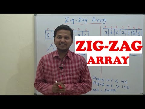 Zig Zag Array (spiral order array)