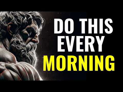 10 THINGS You SHOULD do every MORNING (Stoic Morning Routine) | Stoicism