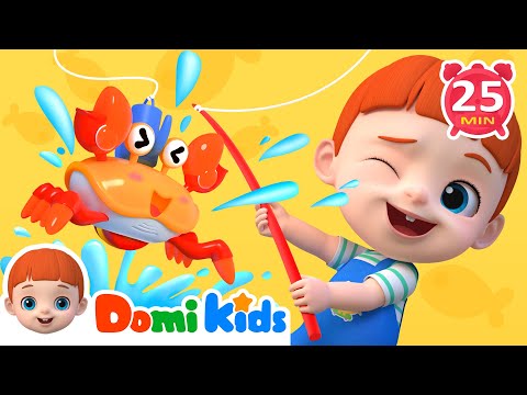 水池釣魚遊戲  + 更多兒歌🎵 | 人氣兒歌  | 連續播放 | 人氣兒歌 | TOP兒歌 | 寶貝多米