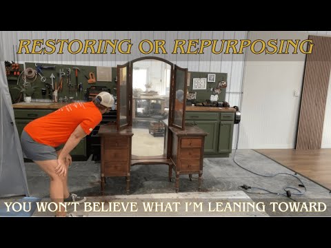 Thrifted Vanity! Everyone Said to Make Nightstands… But I Couldn’t Do It