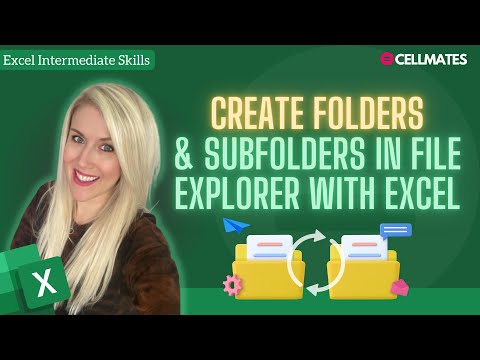 🔥Create Folders AND Subfolders in File Explorer using Excel 🗂️