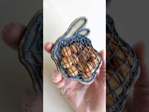 🍊Satisfying fruit cookie decorating #cookiedecorating #cookies #royalicing