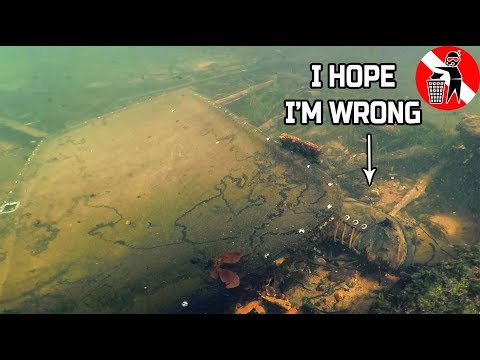 River Scuba Diving - Found Remains of 8 year old sunken boat