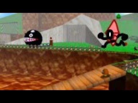 (bob-omb battlefield) pegar 120 estrela do super mario 64 1#