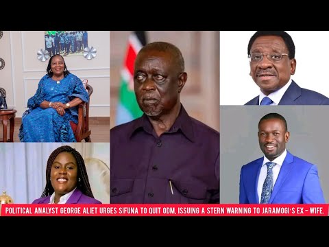 BREAKING | George Aliet Issues Warning on Odinga Family Inheritance, Illegal Buses & ODM Sold Rumors