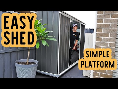 DIY | EASY Shed - not so easy to Build. On a simple platform