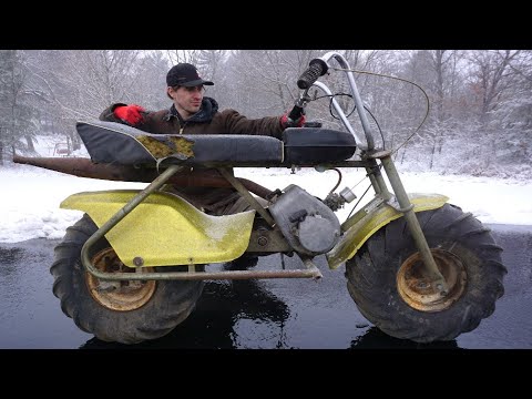 Ultra Rare 1970's 2-Stroke Mini Bike Found In Hoarders House