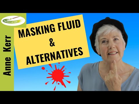 MASKING FLUID (Liquid Frisket). Also, introducing an alternative product to mask your paper