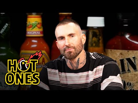 Adam Levine Gives a Halftime Speech While Eating Spicy Wings | Hot Ones
