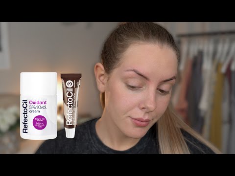 REFECTOCIL EYEBROW TINT TUTORIAL | TINT BROWS AT HOME
