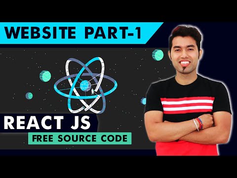 🔴 Multipage React JS Website Tutorial In Hindi #1: Creating Responsive Navbar in React | 2021