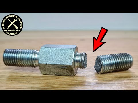 This Bolt is Broken... I Make a New One! Machining Left-Hand Thread