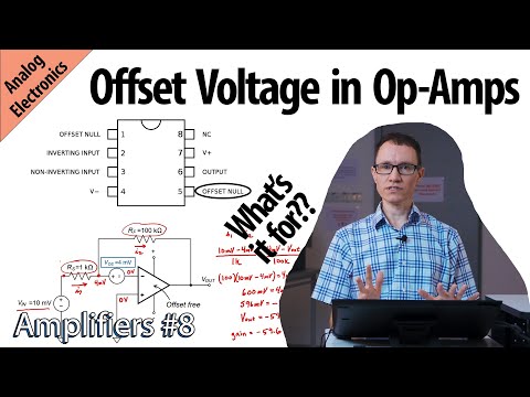 Offset voltage in op-amps (Amplifiers #8)