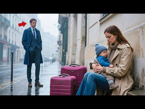 La veille de Noël, mère et fille expulsées… ignorent qu’un millionnaire les suit dans l’ombre.