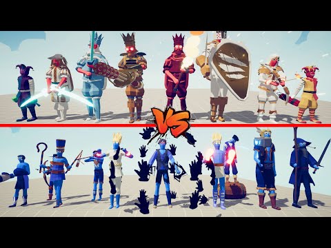 ROYAL MEDIEVAL VS LEGACY FACTION | Totally Accurate Battle Simulator