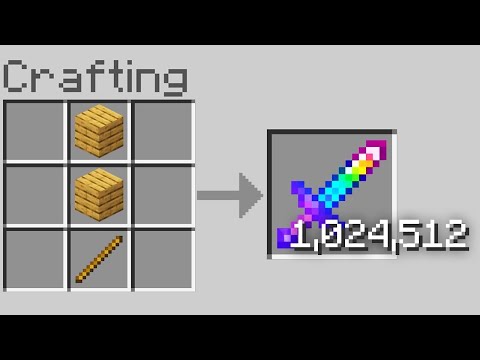 Minecraft, But Crafts Are Crazy…